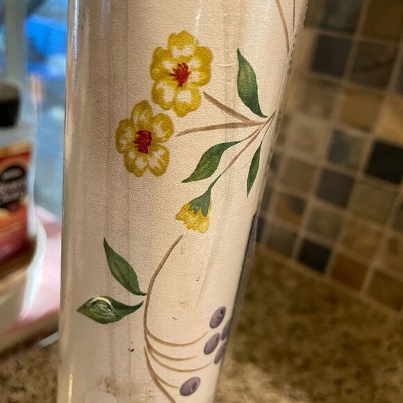 Village Strawberry Blueberry Flowers Print Wallpaper Drawer Lining Paper - Picture 10 of 16